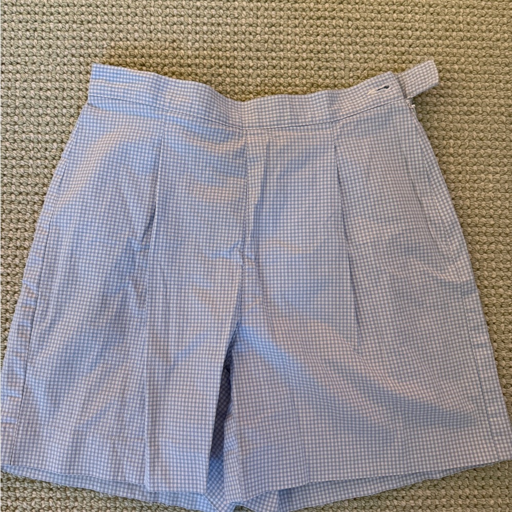Liz Claiborne Blue Flat Front Shorts